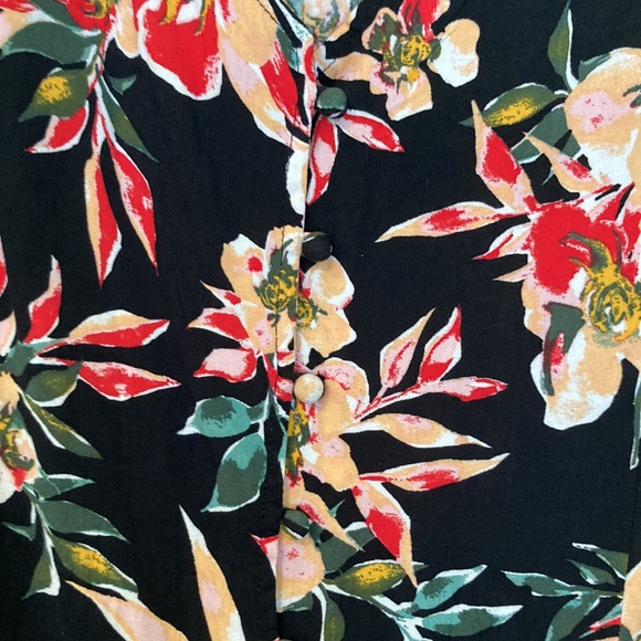 Roxy Black Floral Dress - Picture 4 of 7